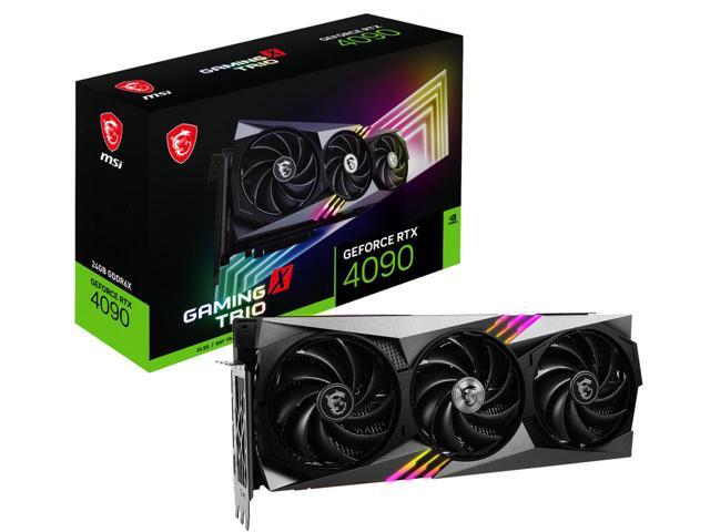 MSI Gaming (MSI) GeForce RTX 4090 24GB GDDR6X PCI Express 4.0 Video Card RTX 4090 GAMING X TRIO 24G