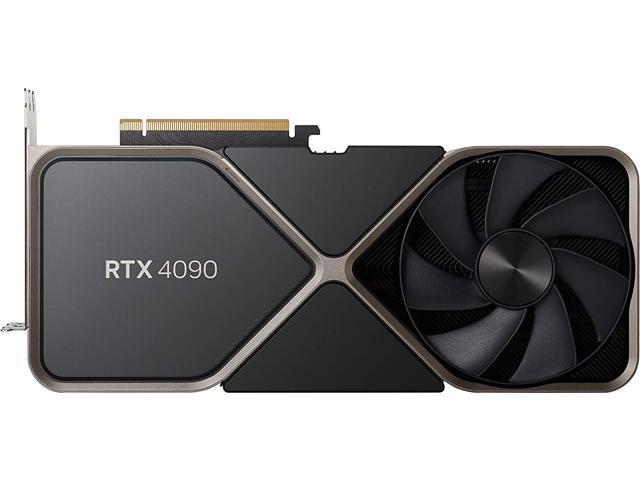 NVIDIA GeForce RTX 4090 Founders Edition Graphics Card 24GB GDDR6X - Titanium and Black