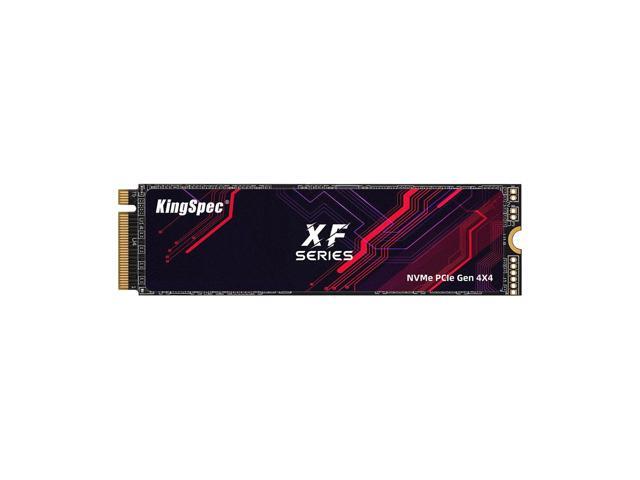 KingSpec M.2 2280 2TB PCIe Gen 4x4 with NVMe 1.4 3D NAND Laptop & Desktop Internal Solid State Drive NVMe SSD R/W up to 5,100/4,600 MB/s
