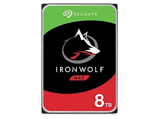 seagate ironwolf 8tb nas internal hard drive hdd - 3.5 inch sata 6gb/s 7200 rpm 256mb cache for raid network attached storage (st8000vn004) (renewed)