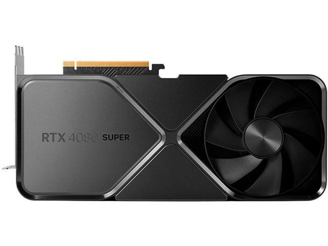 NVIDIA GeForce RTX 4080 SUPER Founders Edition Graphics Card 16GB GDDR6X - Titanium and Black