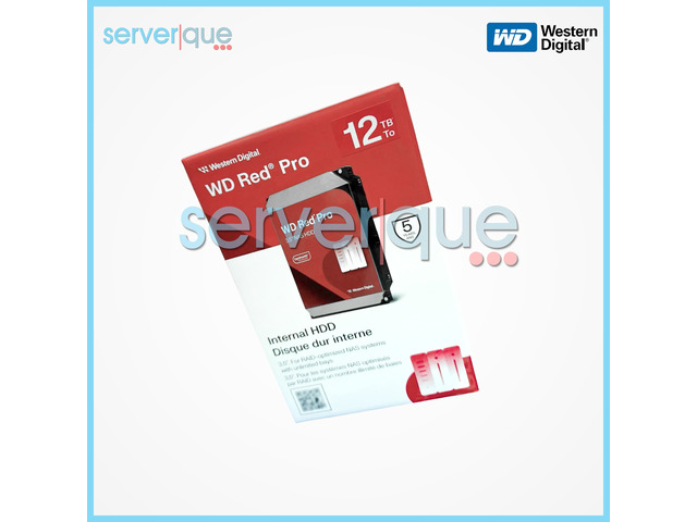 WD122KFBX Western Digital Red Pro NAS 12TB SATA 7.2KRPM 6Gbps 3.5" Internal HDD