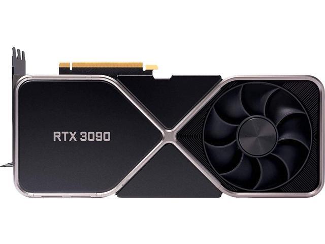 NVIDIA GeForce RTX 3090 Founders Edition Graphics Card 24GB GDDR6X - Titanium and Black