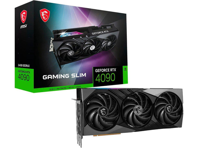 MSI GeForce RTX 4090 GAMING SLIM 24G Video Card