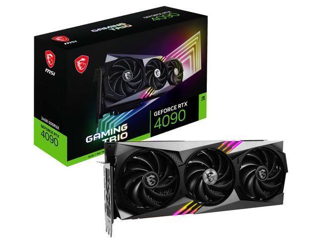 MSI Gaming GeForce RTX 4090 24GB GDDR6X PCI Express 4.0 Video Card RTX 4090 GAMING TRIO 24G
