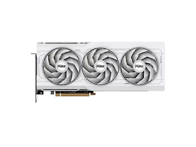 SAPPHIRE Tech PURE  Radeon RX 7900 XT 20GB OC Gaming Graphics Card,  RDNA 3, 20 Gbps, PCIe 4.0, GDDR6, HDMI 4K, DisplayPort 2.1a, Dual Ball Bearing Fans, Digital Power Design, WHITE