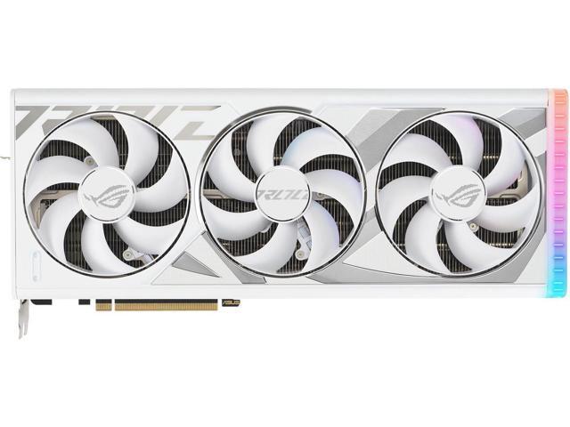ASUS ROG Strix GeForce RTX 4080 SUPER White Edition Gaming Graphics Card (PCIe 4.0, 16GB GDDR6X, DLSS 3, HDMI 2.1a, DisplayPort 1.4a, Vapor Chamber, Aura Sync) ROG-STRIX-RTX4080S-16G-WHITE