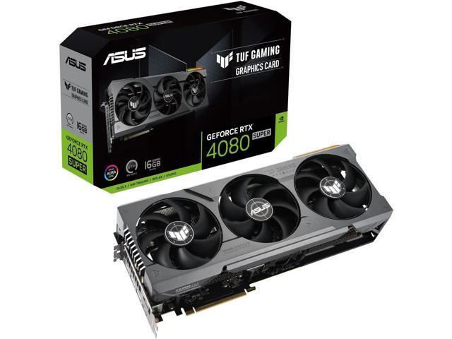 ASUS TUF Gaming NVIDIA GeForce RTX 4080 SUPER Gaming Graphics Card (PCIe 4.0, 16GB GDDR6X, HDMI 2.1a, DisplayPort 1.4a) TUF-RTX4080S-16G-GAMING