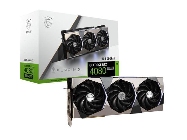 MSI Suprim GeForce RTX 4080 SUPER 16GB Graphics Card, GDDR6X PCI Express 4.0 ,  RTX 4080 SUPER 16G SUPRIM X Video card