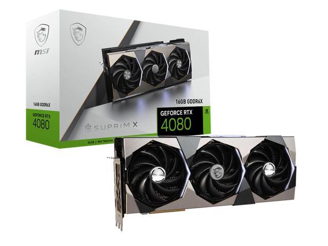 MSI Suprim  GeForce RTX 4080 16GB GDDR6X PCI Express 4.0 Graphics Card, RTX 4080 16GB SUPRIM  Video card