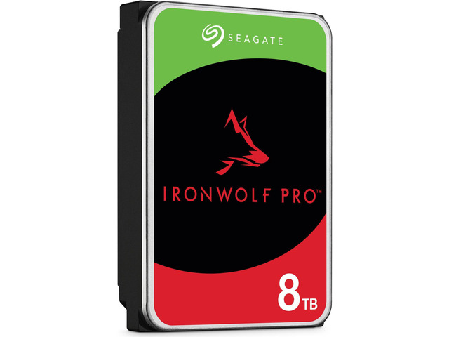 Seagate IronWolf Pro ST8000NT001 8TB 7200 RPM 256MB Cache SATA 6.0Gb/s 3.5" Internal Hard Drive - OEM