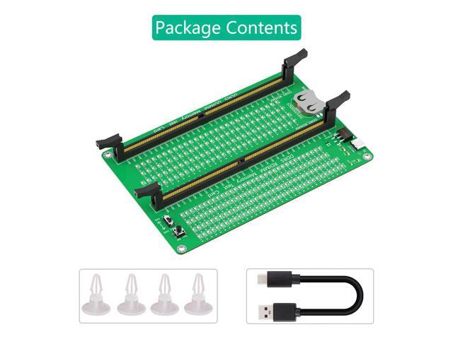 DDR5 memory module server detec tion tool, desktop computer motherb oard rep air tester, with extemal indic ator lights