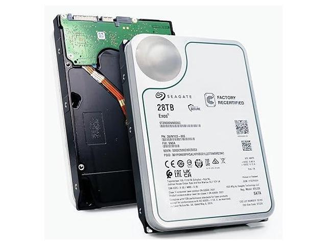 Seagate IronWolf Pro ST28000NT000 28TB 7200 RPM 512MB Cache SATA 6.0Gb/s 3.5" Internal Hard Drive