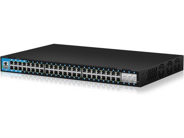 48 Ports Gigabit Network Switch Managed, with 6 x 10G SFP and 1 x Console and 1 x USB Port, IPv6 | Static Routing, Desktop or Rackmount Metal Case