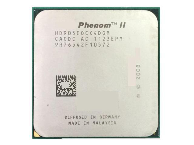 CPU ph II X4 905E X905E 65W Quad-Core AM3 938 CPU 2 Working Properly Desktop Processor