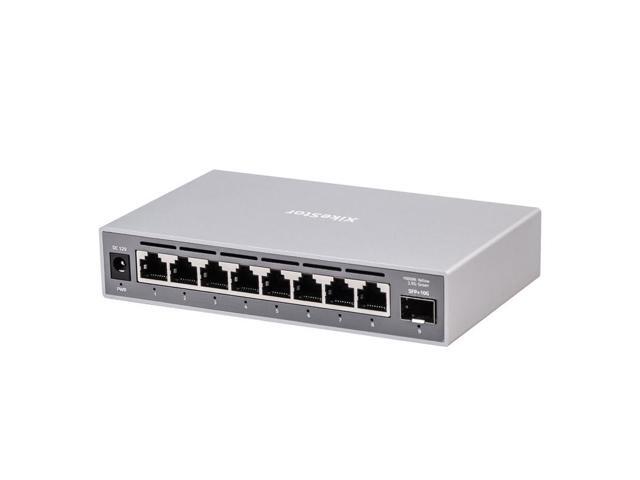 9-Port 2.5G Ethernet Switch,Web Managed Network Switch, VLAN/QoS/STP/IGMP/LACP Supported, Aluminum Housing,for NAS/PC Gaming/WiFi 6 AP | Plug & Play,Desktop/Wall-Mount