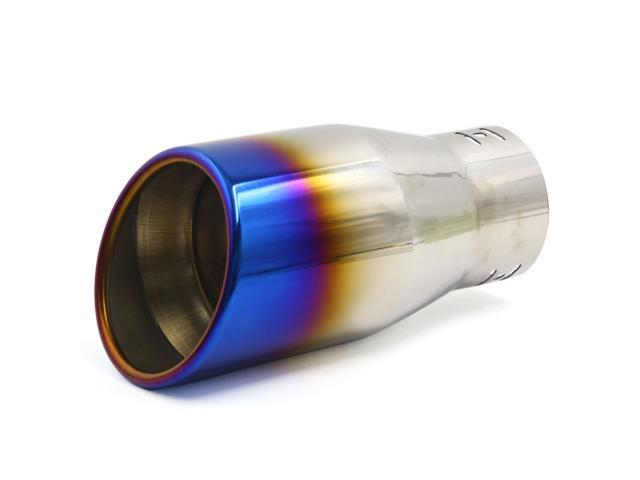 Universal Exhaust Muffler Silencer For 73mm Inner Diameter Outlet Tip