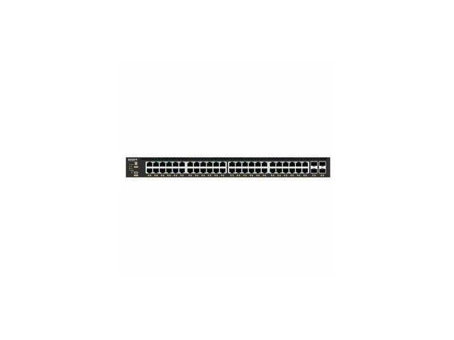 Netgear AV Line M4350-48G4XF 48-Port Managed Gigabit Ethernet Switch, GSM4352-100NES