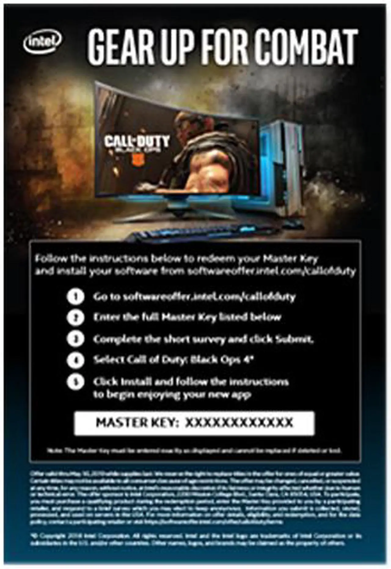 Alt view image 3 of 3 - Software Starter Pack (SSP) Program Intel Gaming Bundle (Call of Duty)