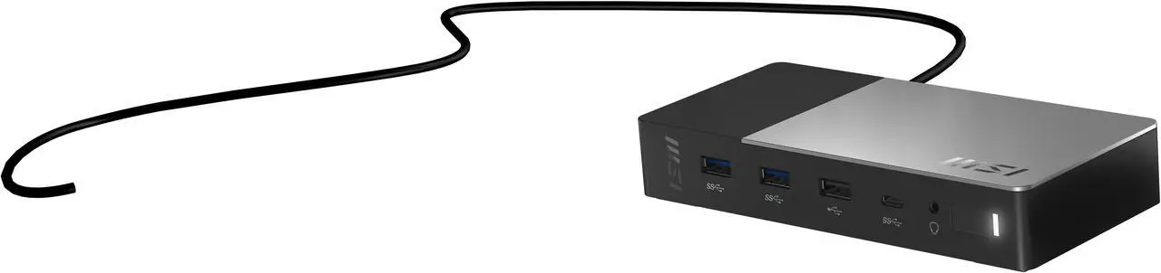 Alt view image 5 of 6 - MSI Gaming Laptop Gift - MSI black USB C docking station 2nd gen