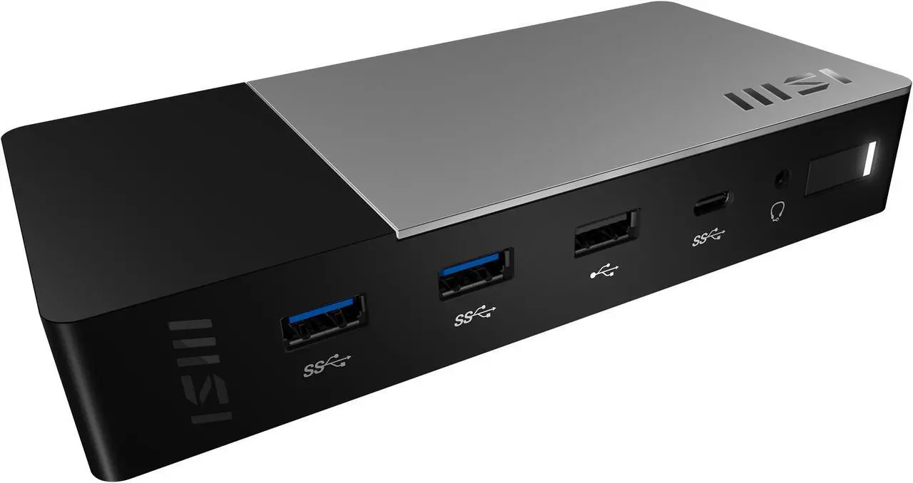 Main image of MSI Gaming Laptop Gift - MSI black USB C docking station 2nd gen
