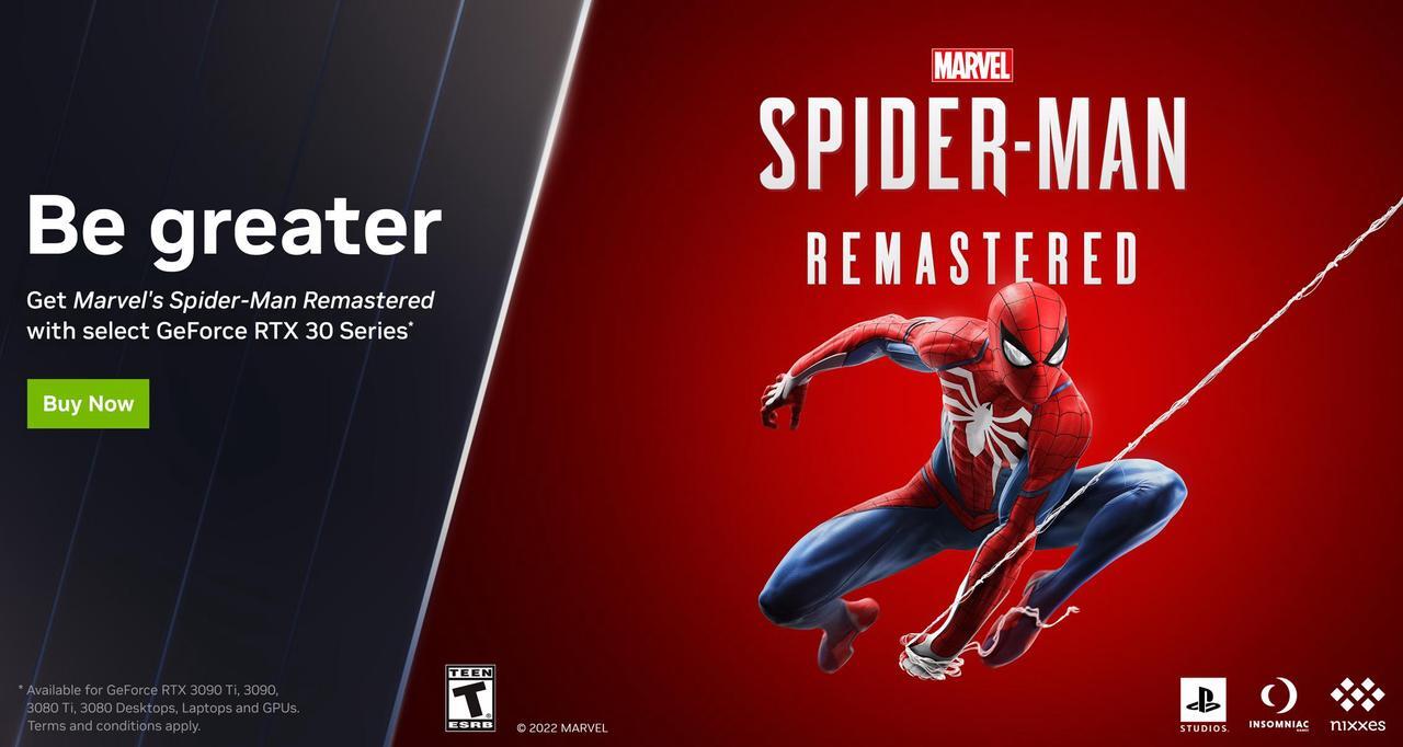 Main image of NVIDIA NVIDIA GeForce RTX Marvel’s Spider-Man Remastered Game Bundle