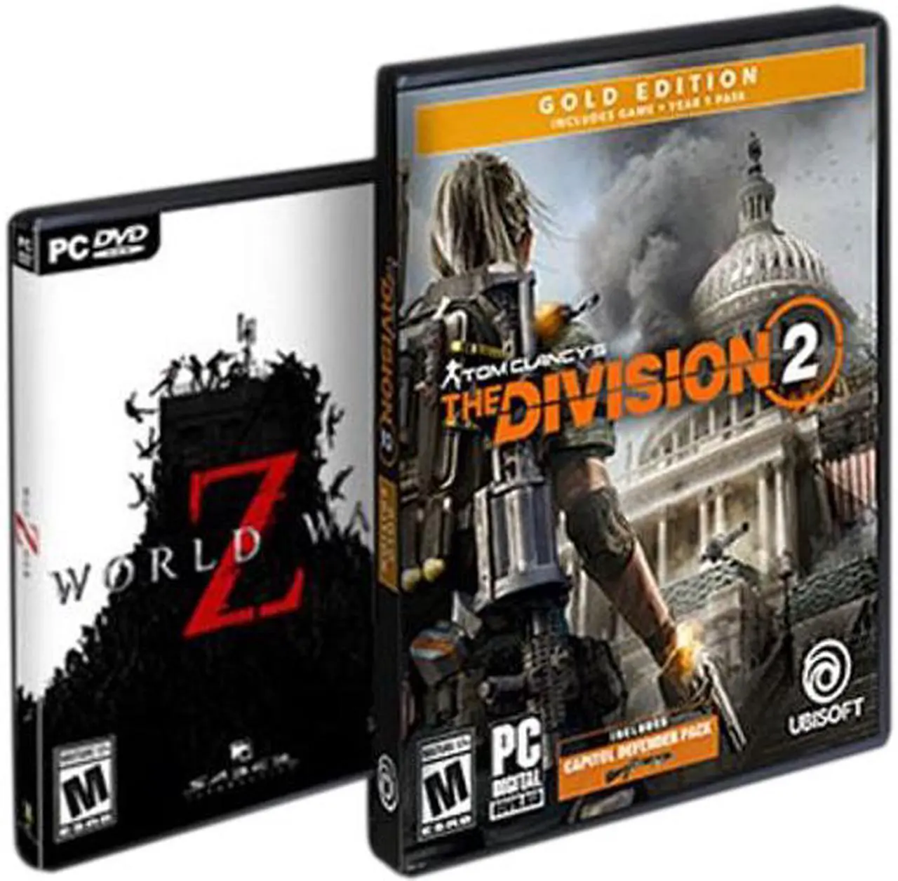Main image of Tom Clancy's Division 2 Gold Edition and World War Z