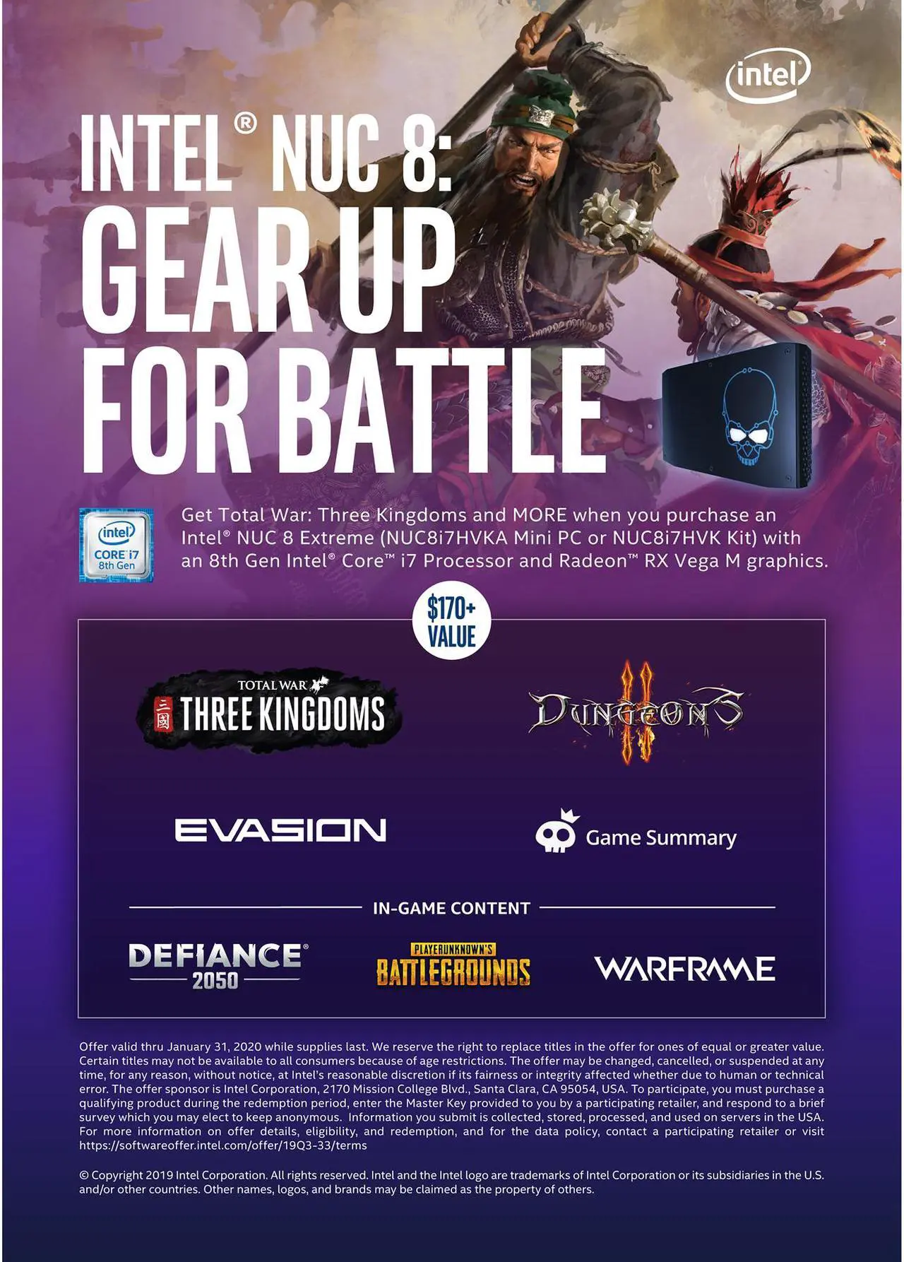 Main image of Intel Gift - NUC Hades Canyon Master Keys