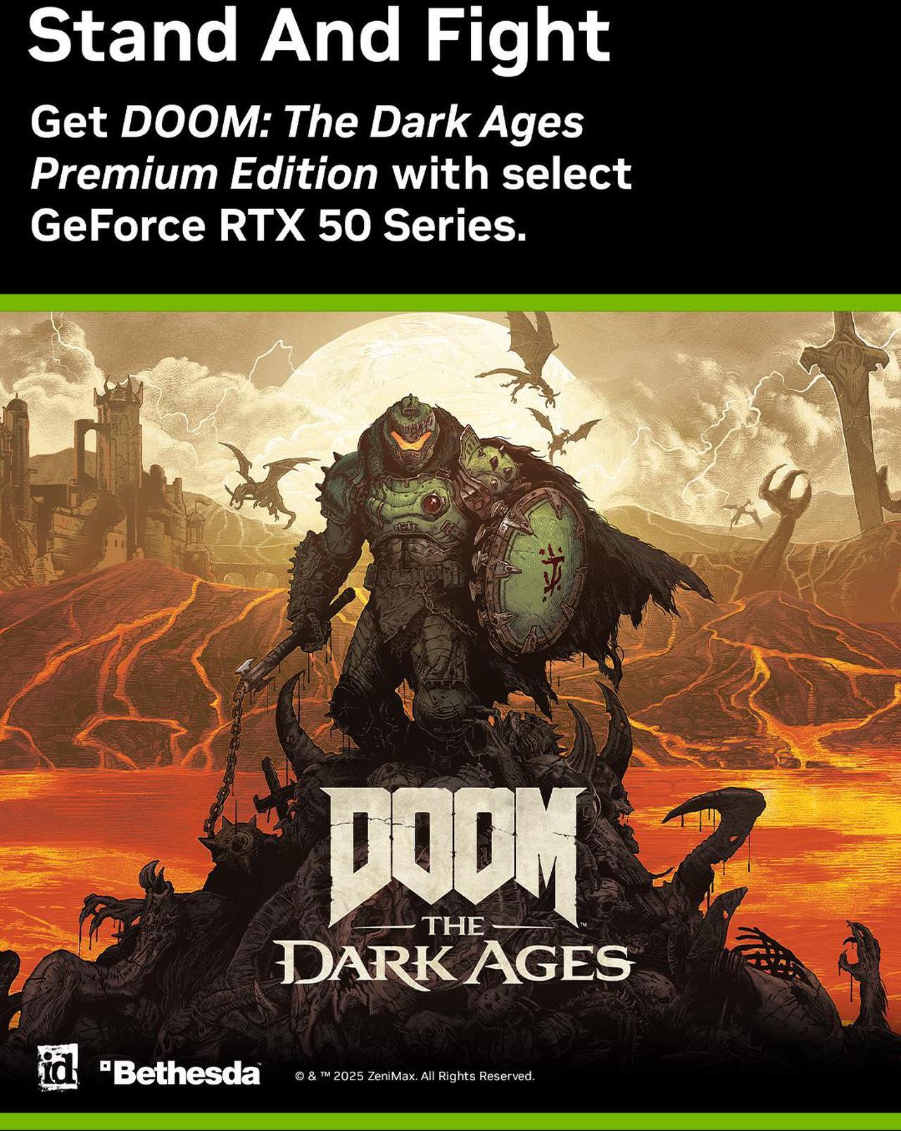 Main image of NVIDIA RTX 50 Series Bundle -DOOM: The Dark Ages Premium Edition