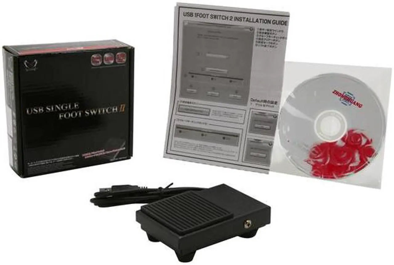 Alt view image 5 of 5 - Scythe USB-1FS-2 USB Foot Switch 2 Single
