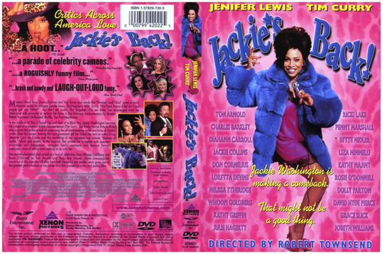 Main image of Jackie's Back Jenifer Lewis, Tim Curry, Tom Arnold, Whoopi Goldberg, David Hyde Pierce, Charles Barkley, Melissa Etheridge, Bette Midler, Howie Mandel, Chris Rock