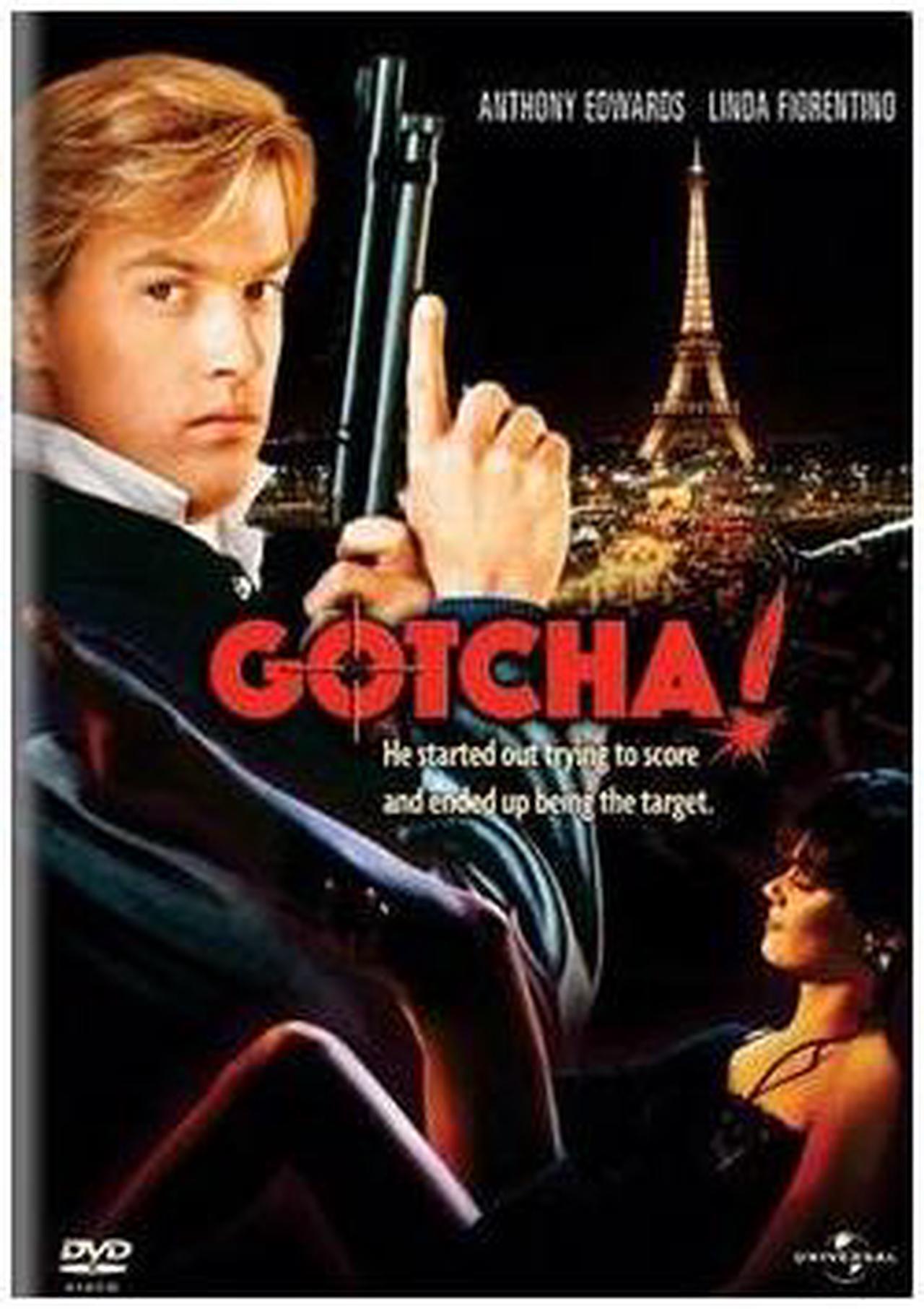 Main image of Gotcha! Anthony Edwards, Linda Fiorentino, Nick Corri, Alex Rocco, Marla Adams, Klaus Loewitsch, Christopher Rydell