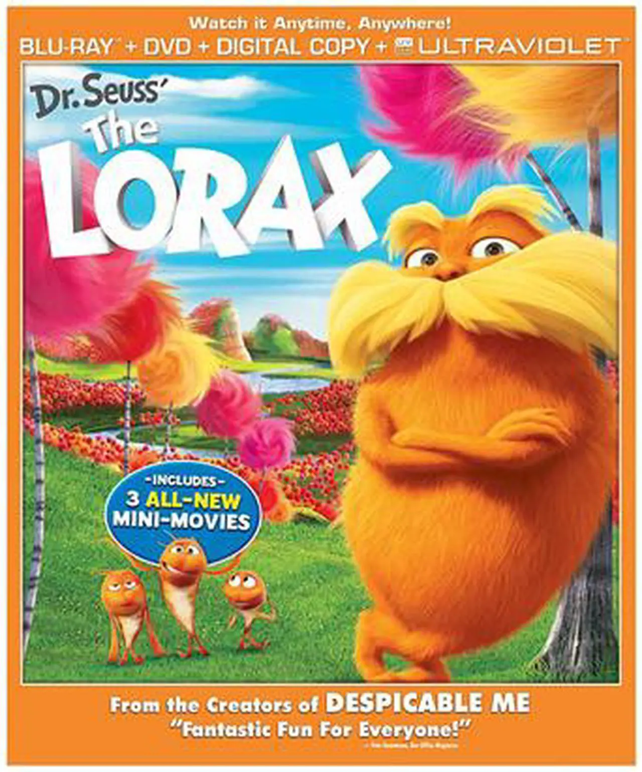Main image of The Lorax (Blu-ray + DVD) Danny DeVito, Zac Efron, Ed Helms, Betty White, Taylor Swift