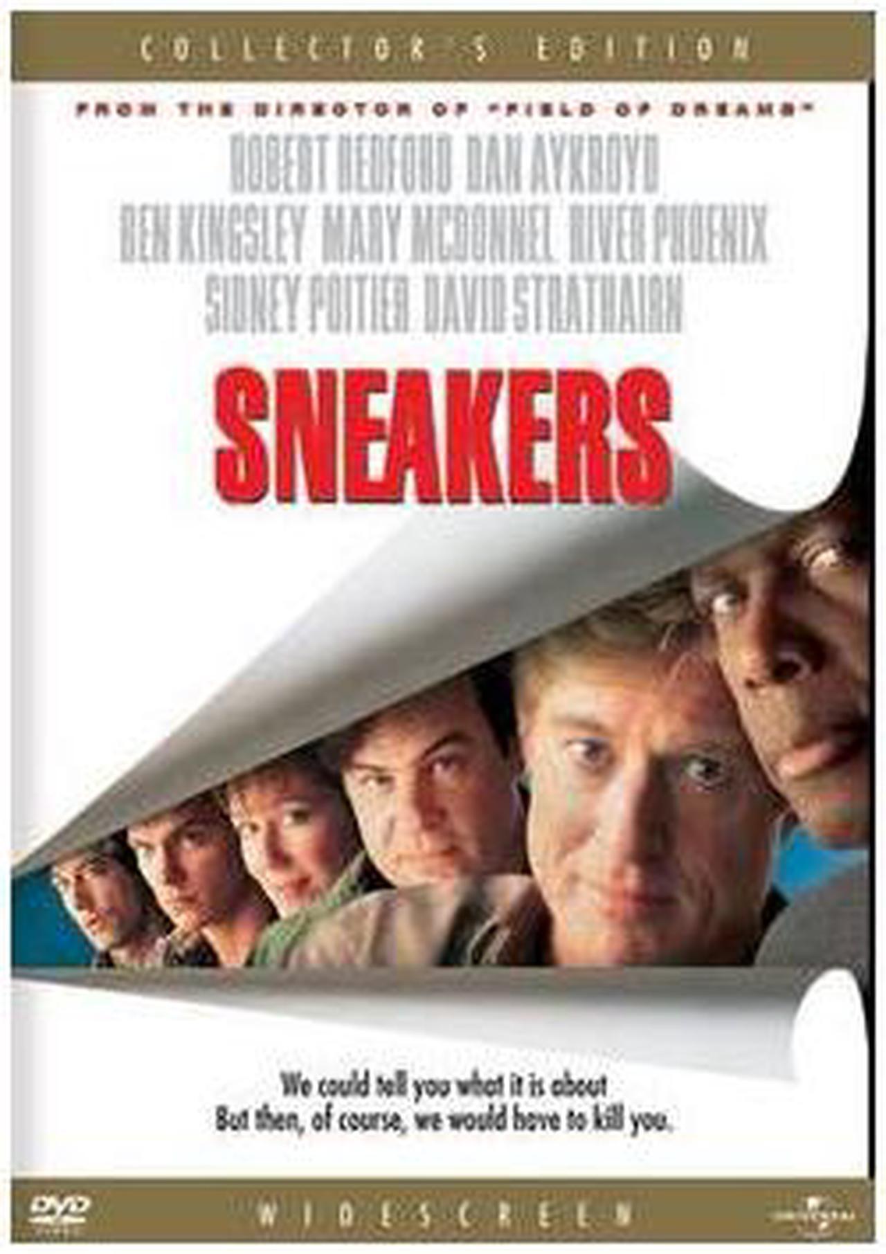 Main image of Sneakers Robert Redford, Dan Aykroyd, Ben Kingsley, Mary McDonnell, River Phoenix, Sidney Poitier, David Strathairn, Timothy Busfield, George Hearn, Eddie Jones