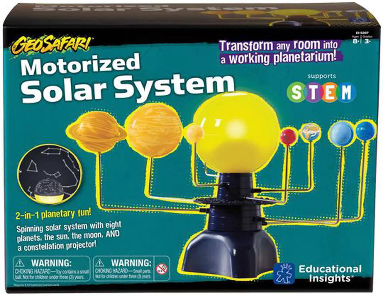 Alt view image 3 of 4 - EDUCATIONAL INSIGHTS GEOSAFARI MOTORIZED SOLAR SYSTEM