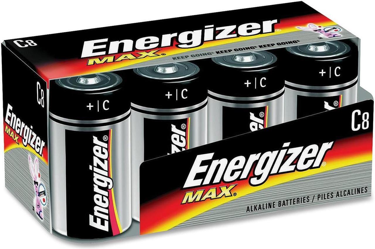 Main image of ENERGIZER Max Plus POWERSEAL 1.5V Size C Alkaline Battery, 8-pack