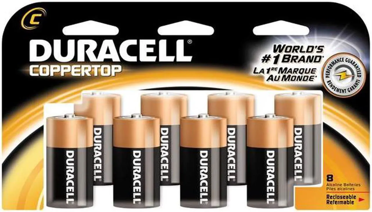 Main image of DURACELL Coppertop MN1400 1.5V C Alkaline Battery, 8-pack