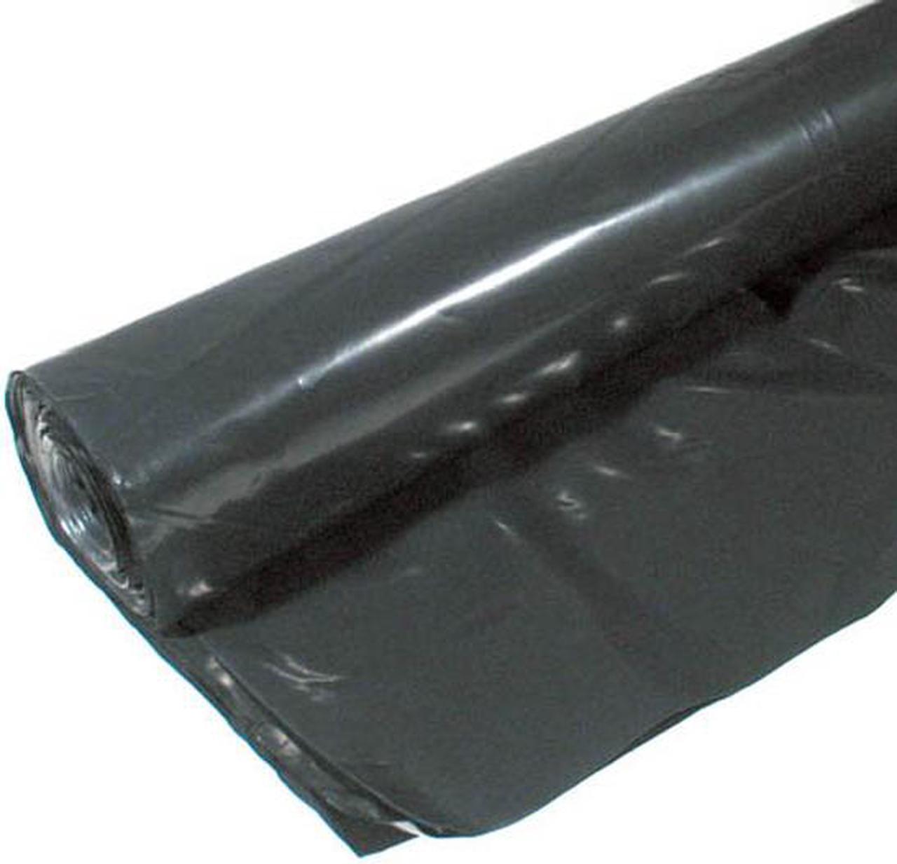 Warps 4CH20-B 20' X 25' 4 ML Black Plastic Sheeting