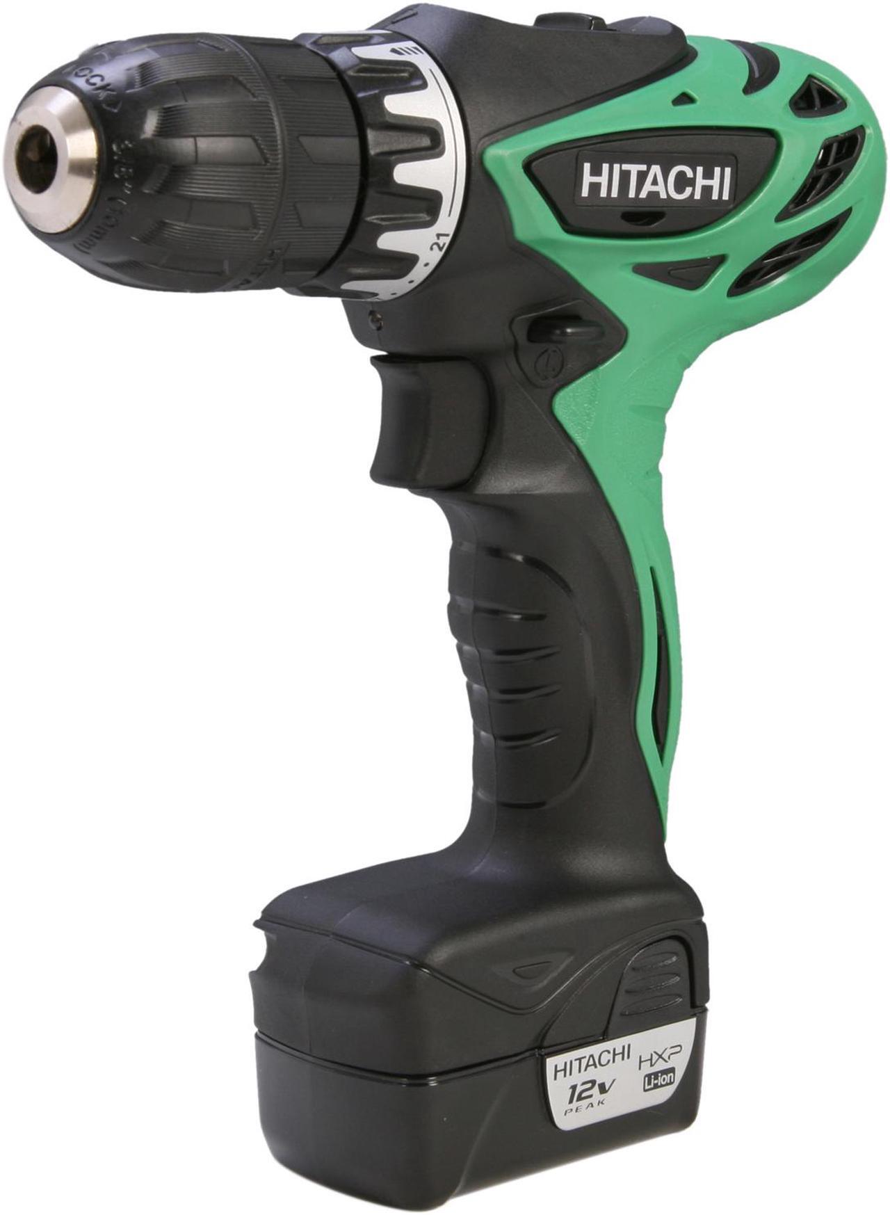 Alt view image 2 of 9 - Hitachi DS10DFL 12V 1.5Ah Peak Lithium Ion Micro Driver Drill
