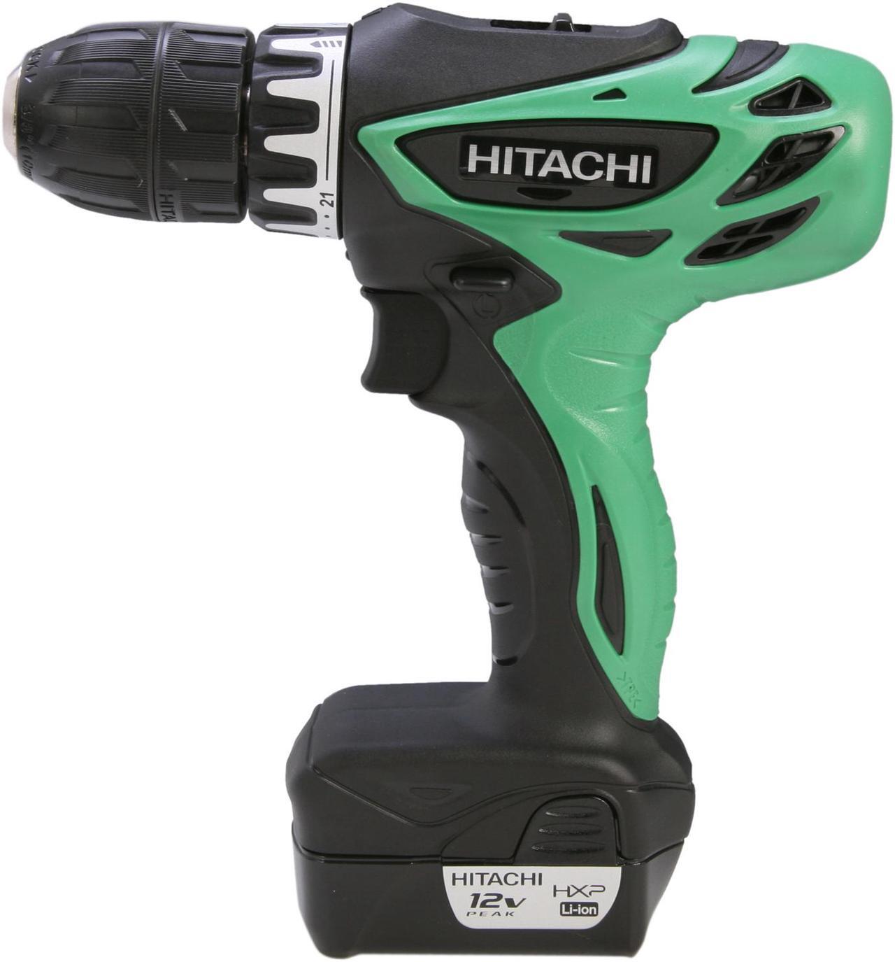 Alt view image 4 of 9 - Hitachi DS10DFL 12V 1.5Ah Peak Lithium Ion Micro Driver Drill