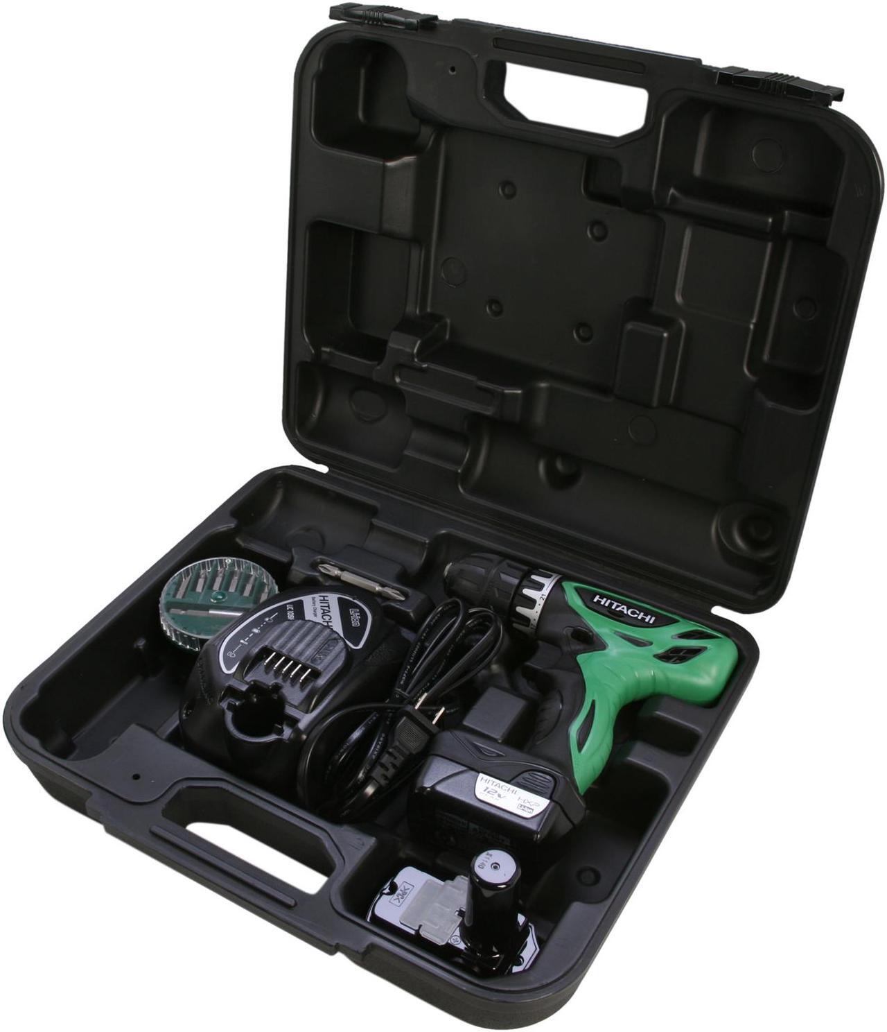 Alt view image 8 of 9 - Hitachi DS10DFL 12V 1.5Ah Peak Lithium Ion Micro Driver Drill