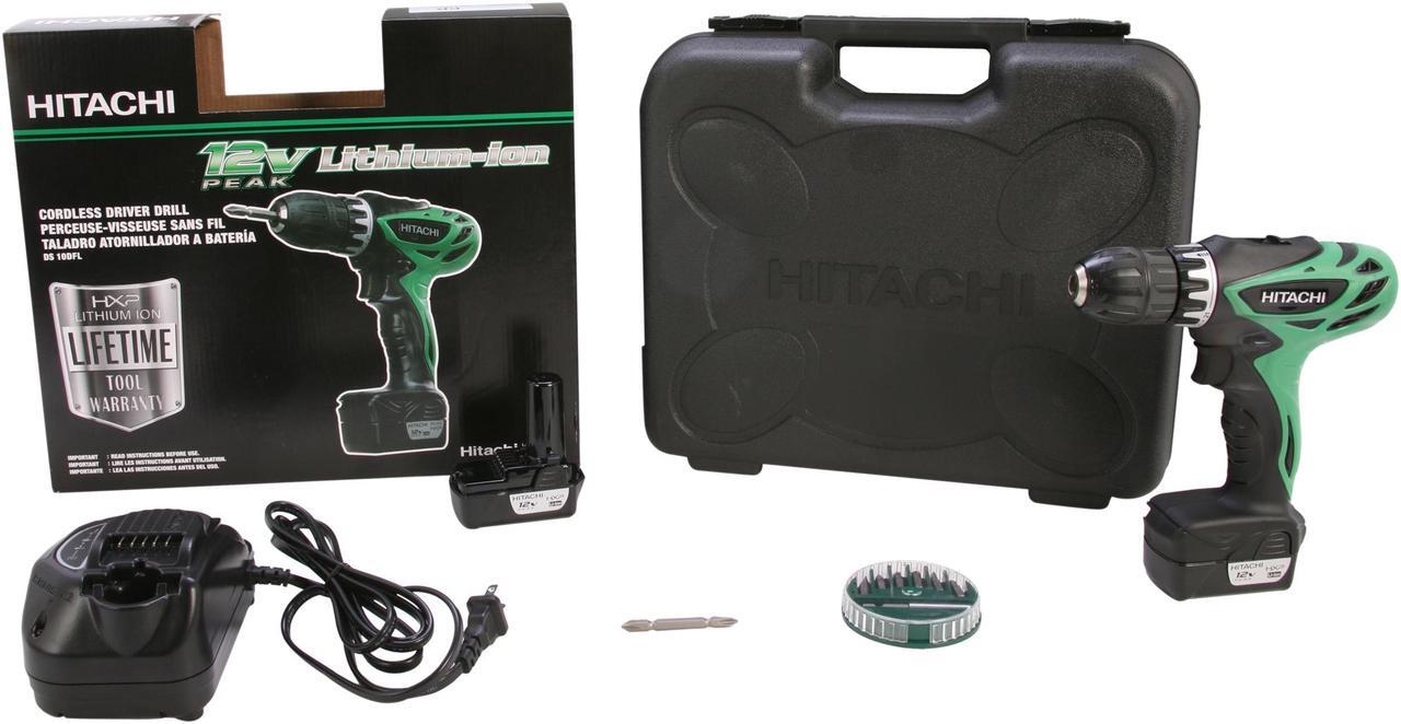Alt view image 9 of 9 - Hitachi DS10DFL 12V 1.5Ah Peak Lithium Ion Micro Driver Drill