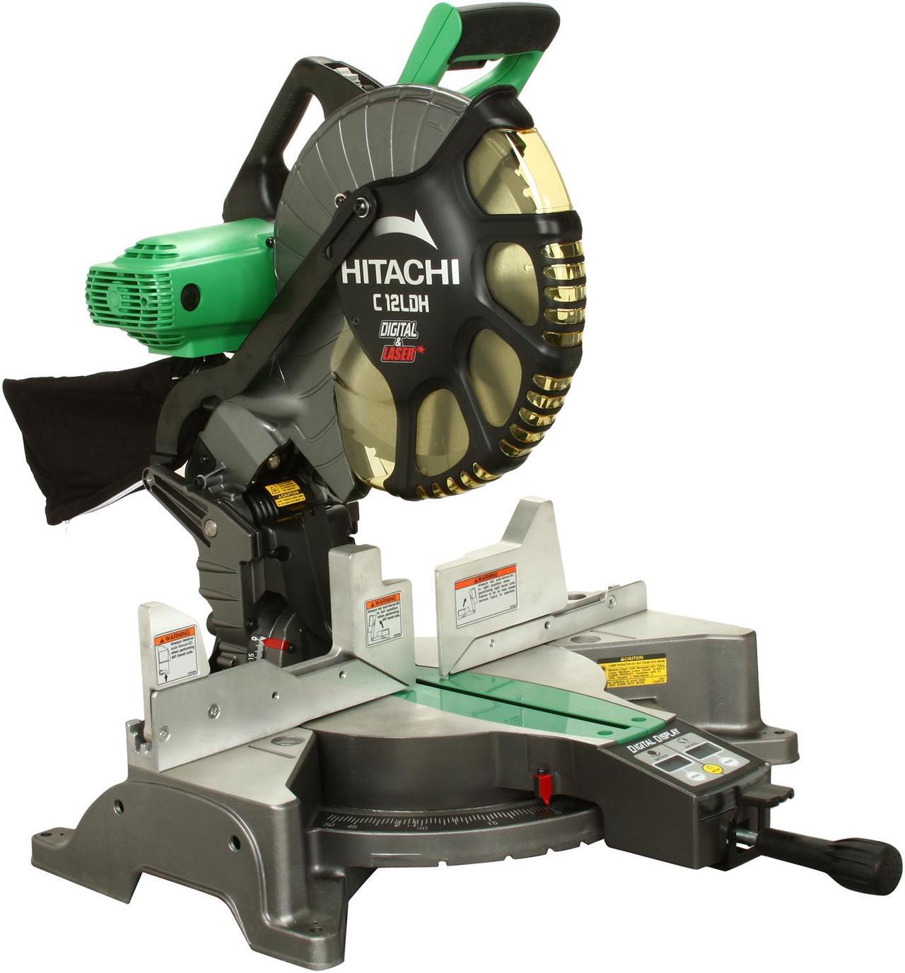 Main image of Hitachi C12LDH 12" Dual Compound Miter Saw with Laser Marker & Digital Display