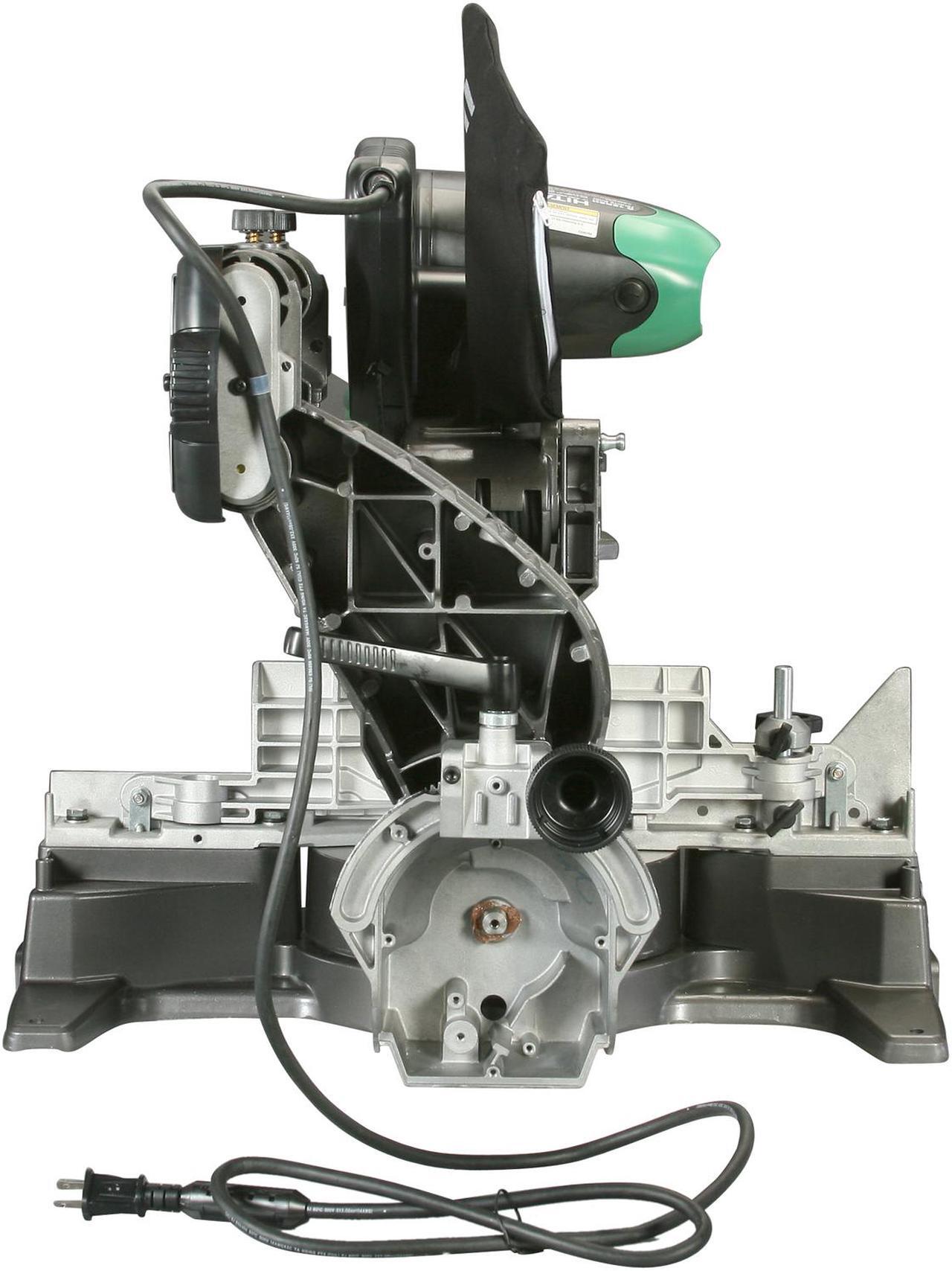 Alt view image 4 of 8 - Hitachi C12RSH 12" Sliding Dual Compound Miter Saw with Laser Marker