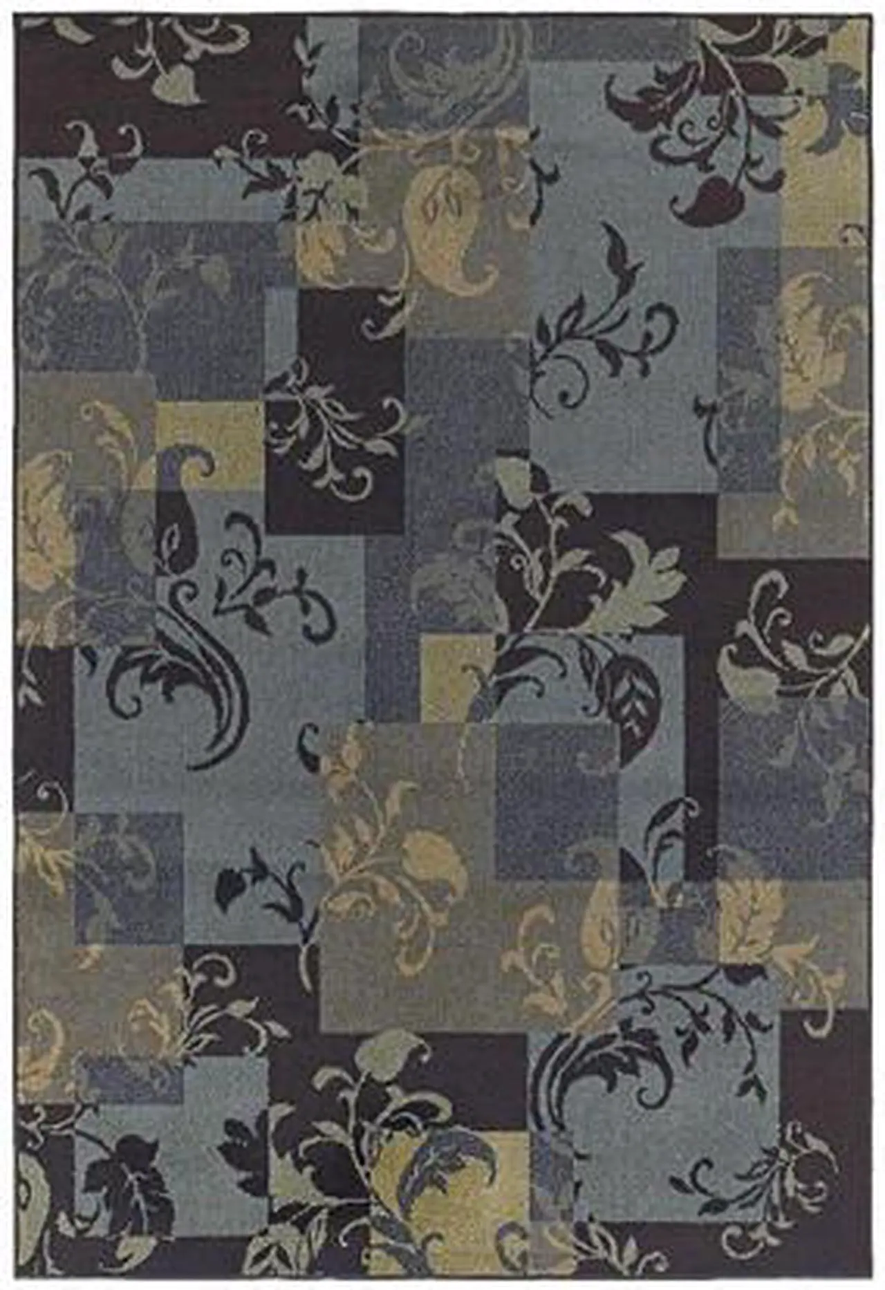 Shaw Living Concepts Idyll Area Rug Blue 5'3