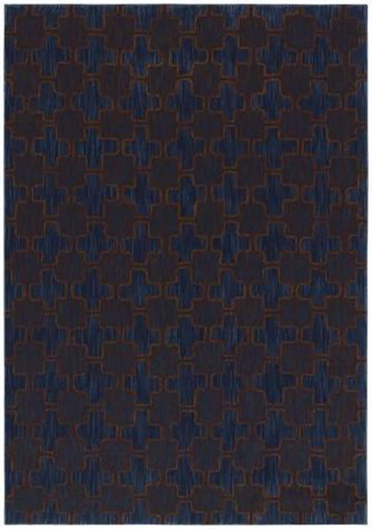 Shaw Living Angela Adams Atticus Area Rug Navy 3'6