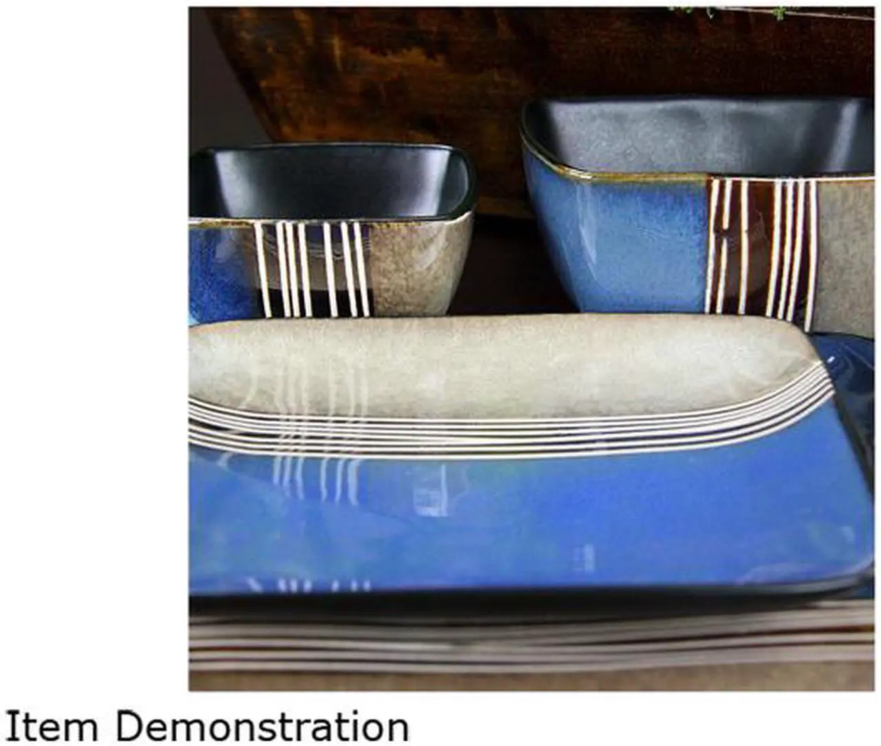 Alt view image 3 of 5 - Elama Uptown Loft 16 Piece Dinnerware Set