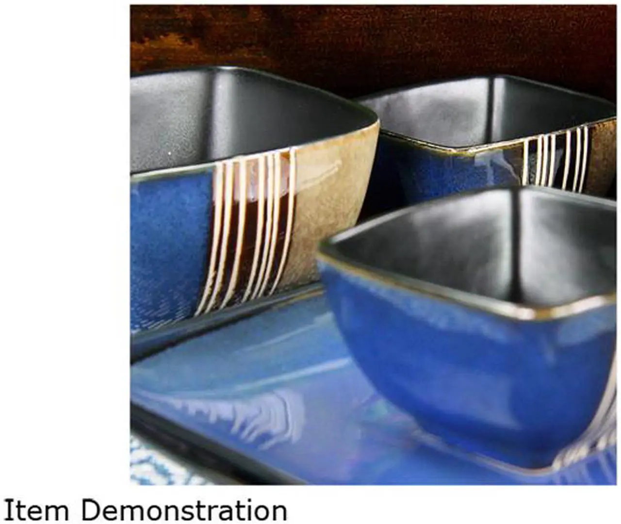 Alt view image 5 of 5 - Elama Uptown Loft 16 Piece Dinnerware Set
