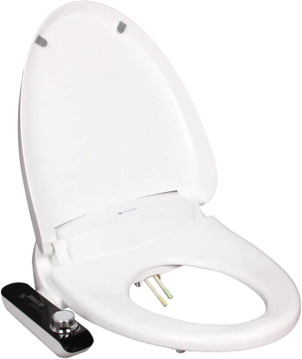 Alt view image 7 of 10 - Brondell S100-EW Swash Ecoseat 100 Bidet Toilet Seat-Elongated, White