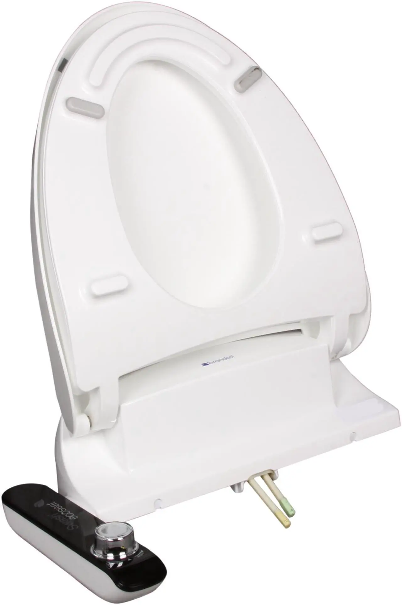 Alt view image 8 of 10 - Brondell S100-EW Swash Ecoseat 100 Bidet Toilet Seat-Elongated, White